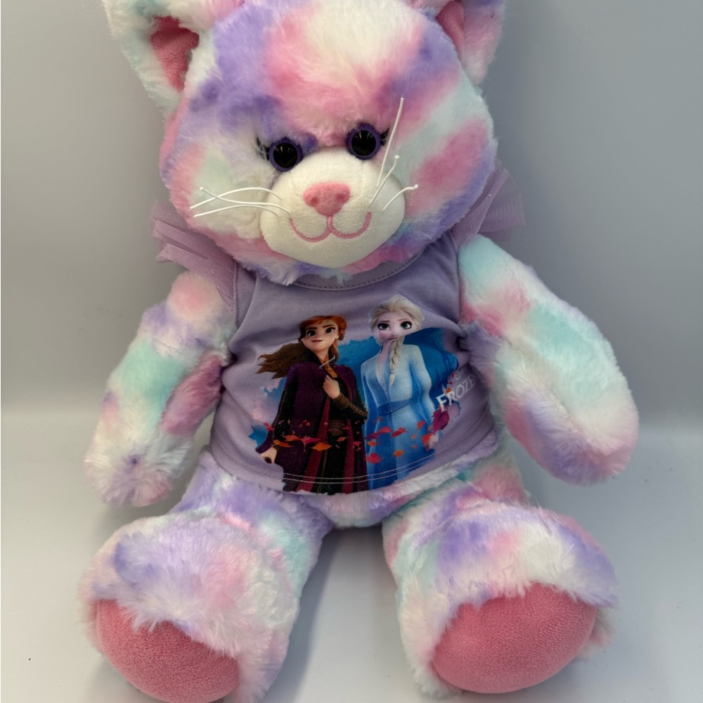 Build a Bear Frozen Plush Cat Excellent condition